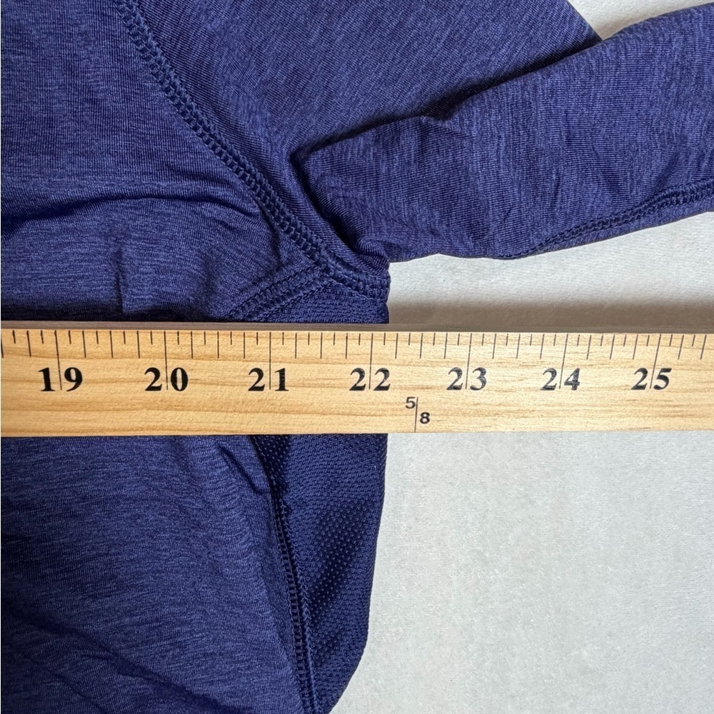 Greyson Size Large Navy Camo Collar Performance Quarter-Zip Top Sweater Golf - Picture 6 of 7